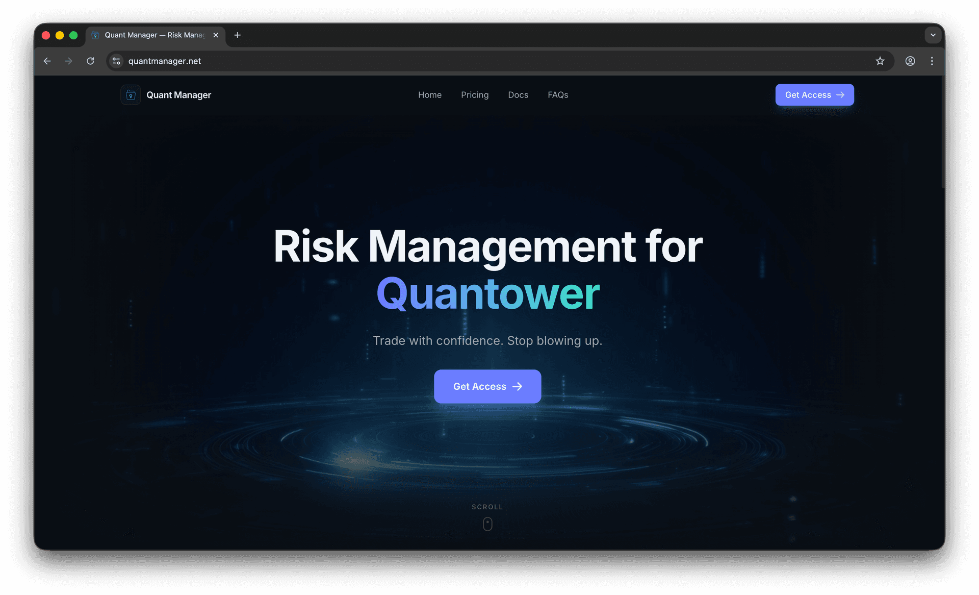 Quant Manager screenshot